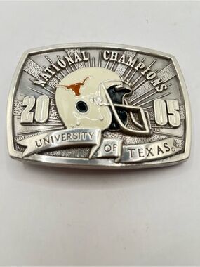 Vintage University of Texas 2005 National Champions Belt Buckle